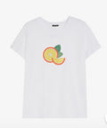 T-shirt donna penny black arancia