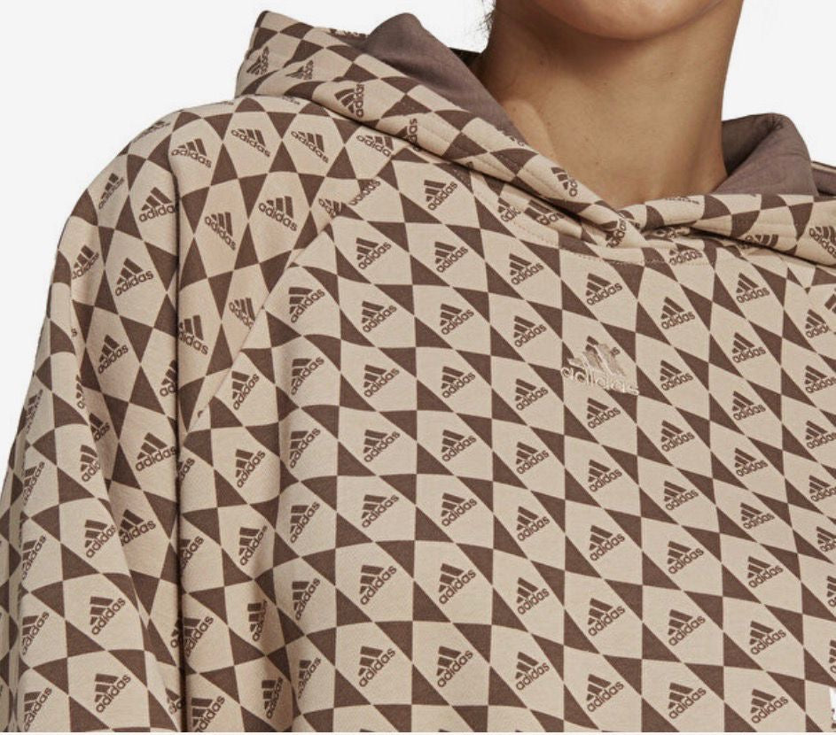 felpa con cappuccio adidas, All Over Print Fleece Hoodie.