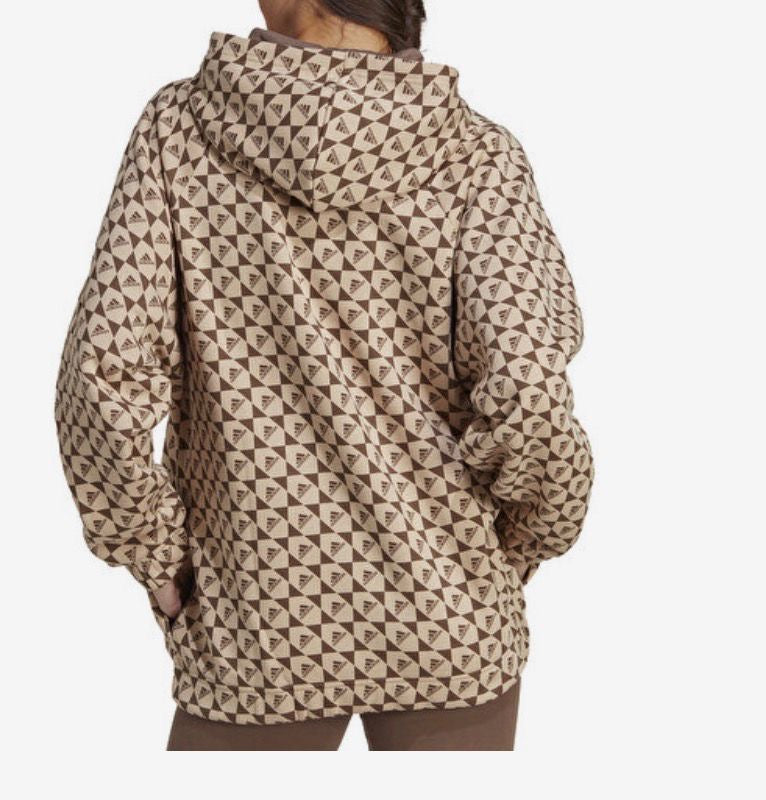 felpa con cappuccio adidas, All Over Print Fleece Hoodie.