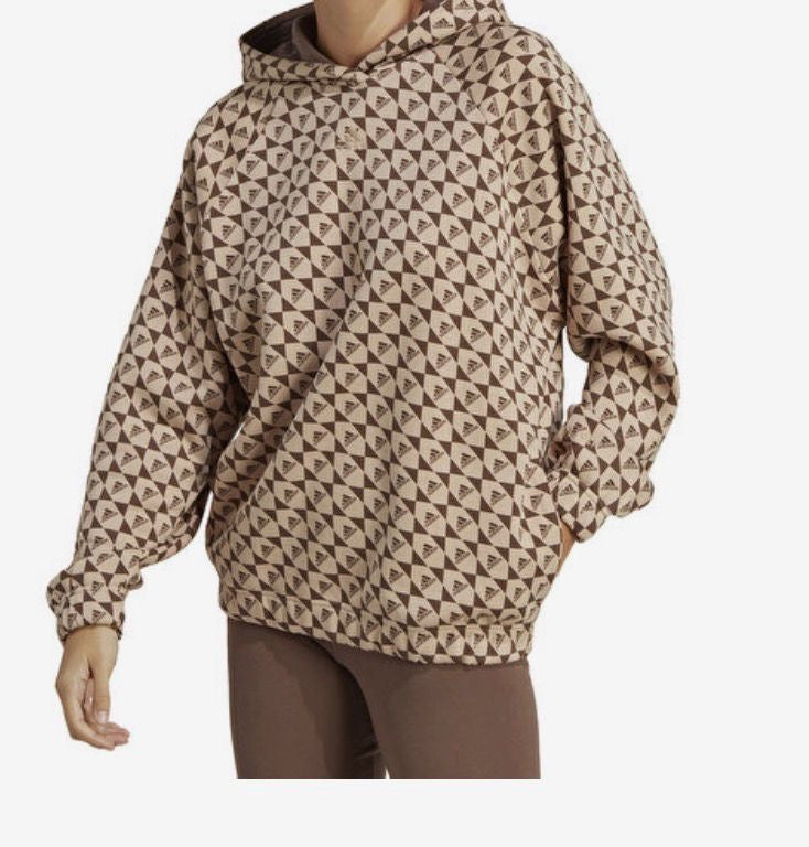 felpa con cappuccio adidas, All Over Print Fleece Hoodie.