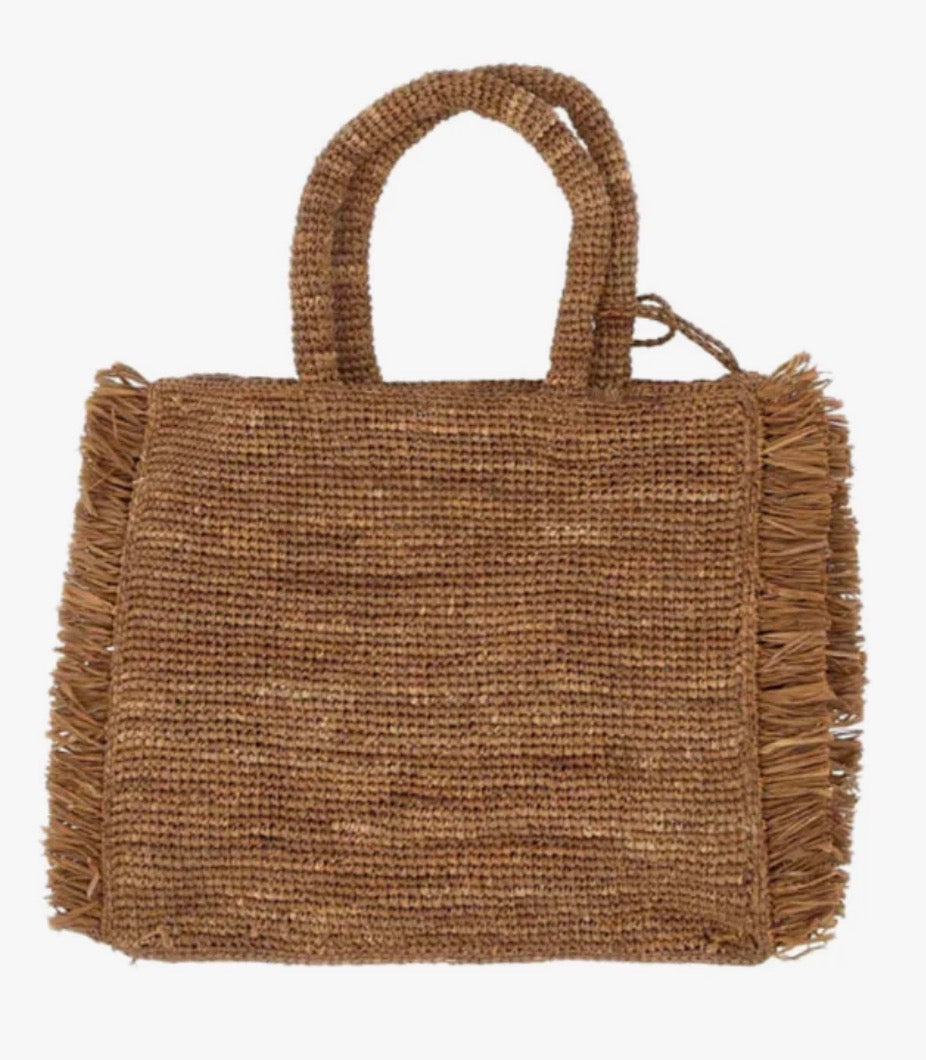 Borsa saint barth in Raffia