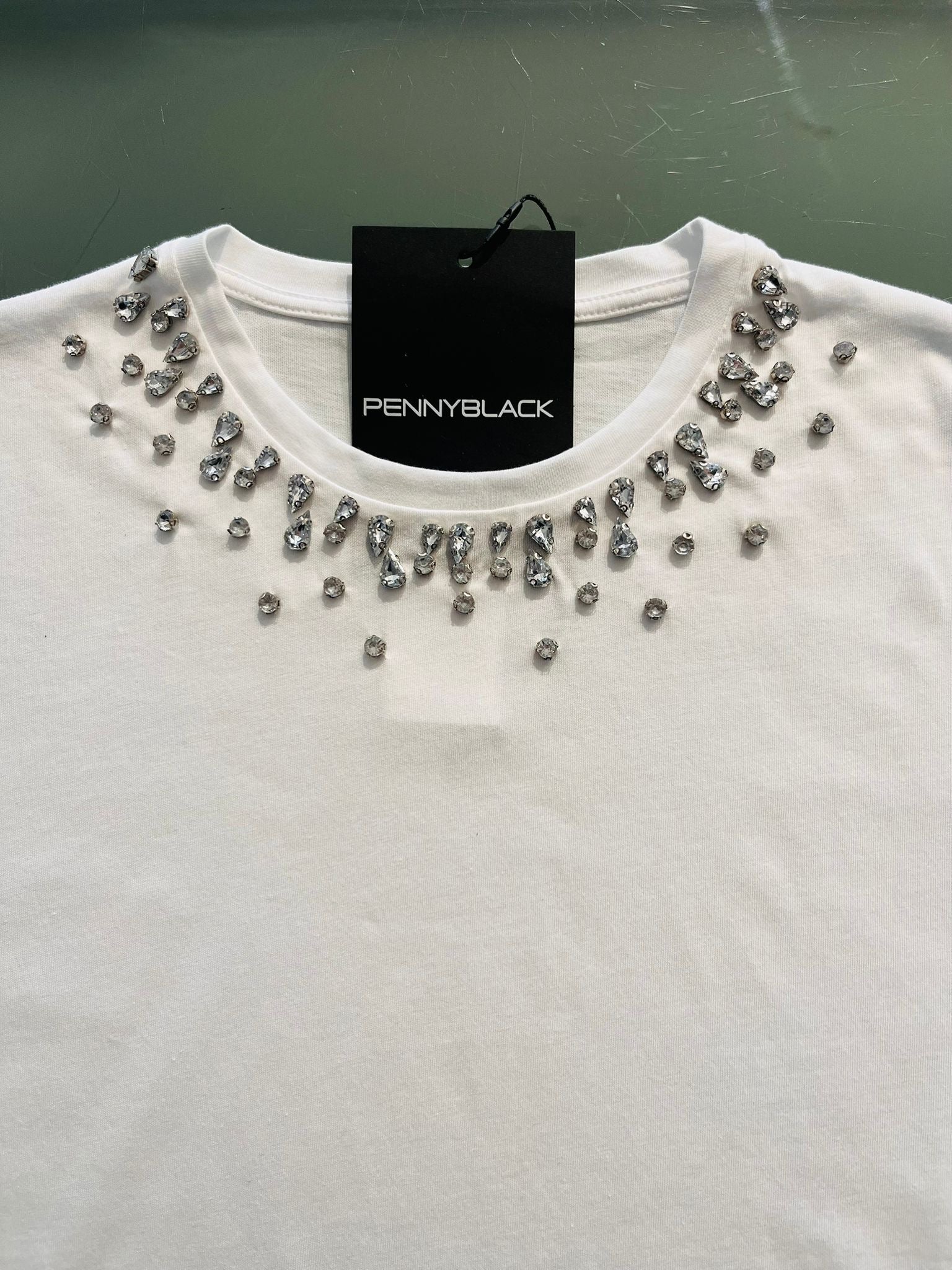 T-shirt pennyblack cristalli neri