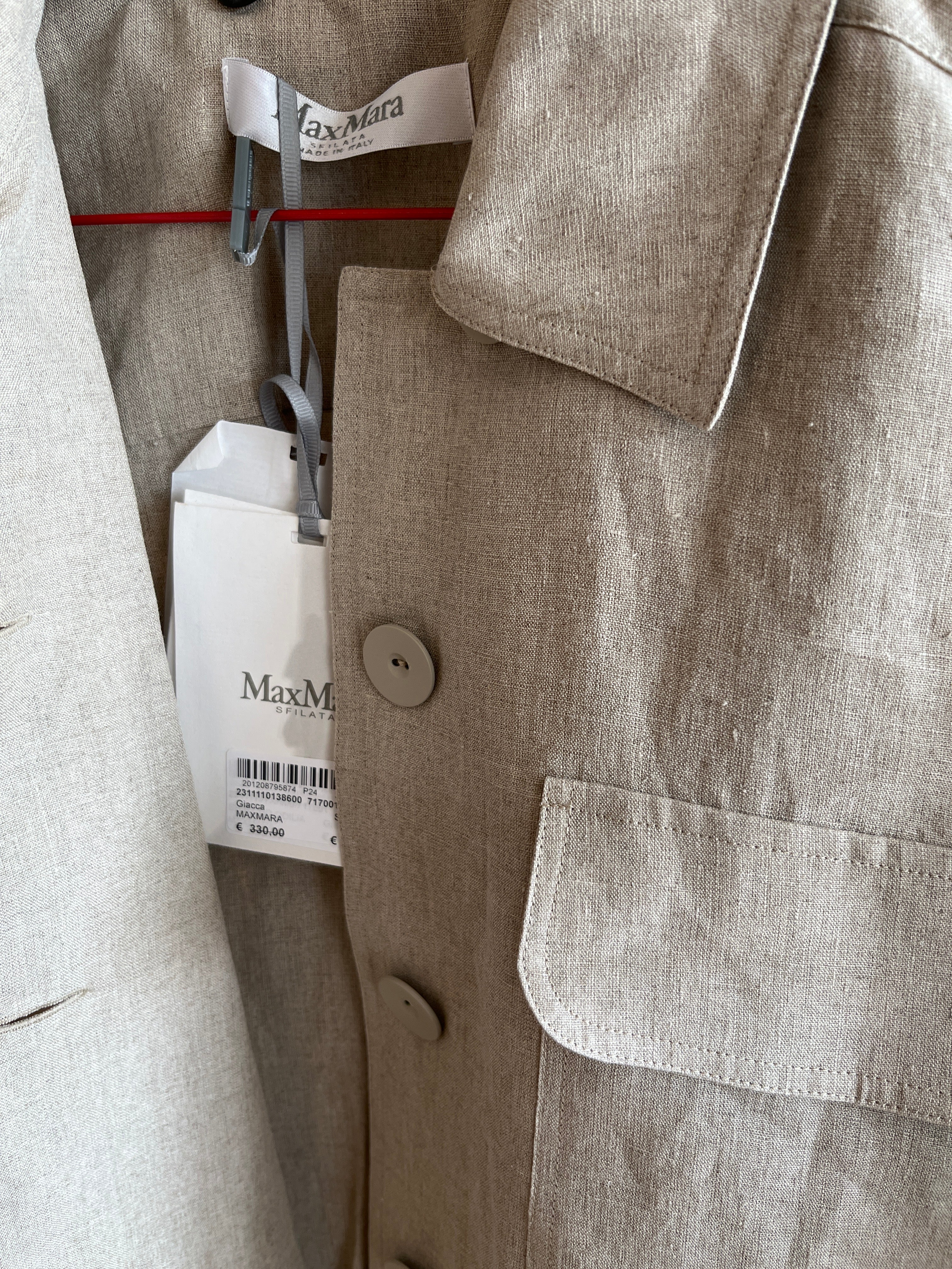 Giacca Max Mara sfilata 100%lino