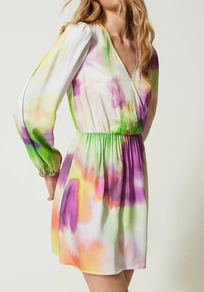 Abito stampa tie-dye Twinset
