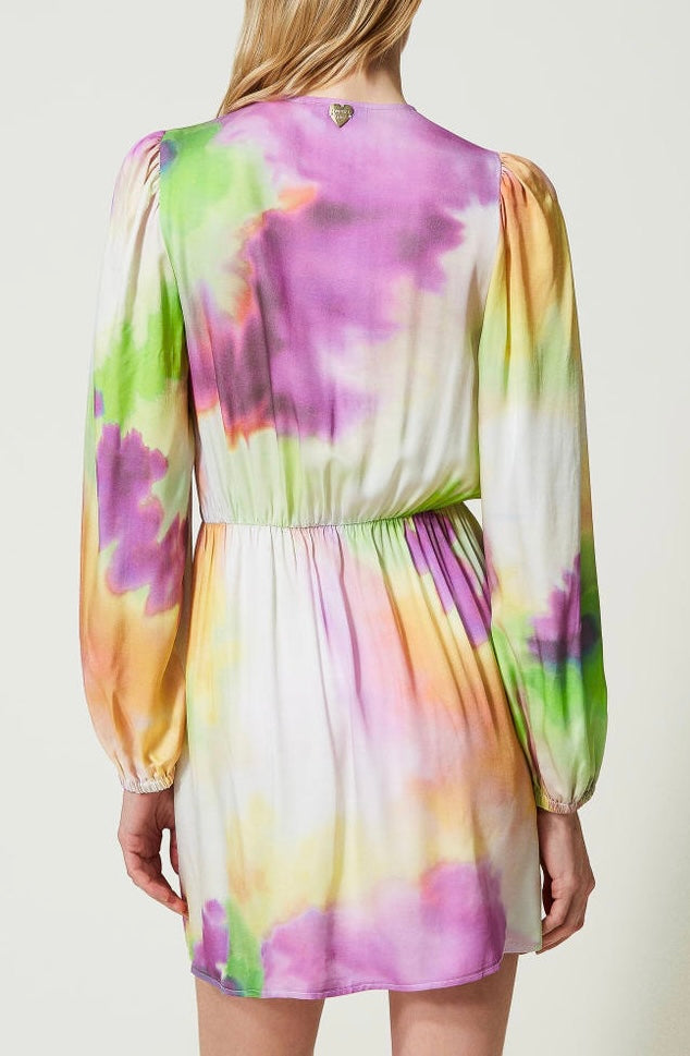 Abito stampa tie-dye Twinset