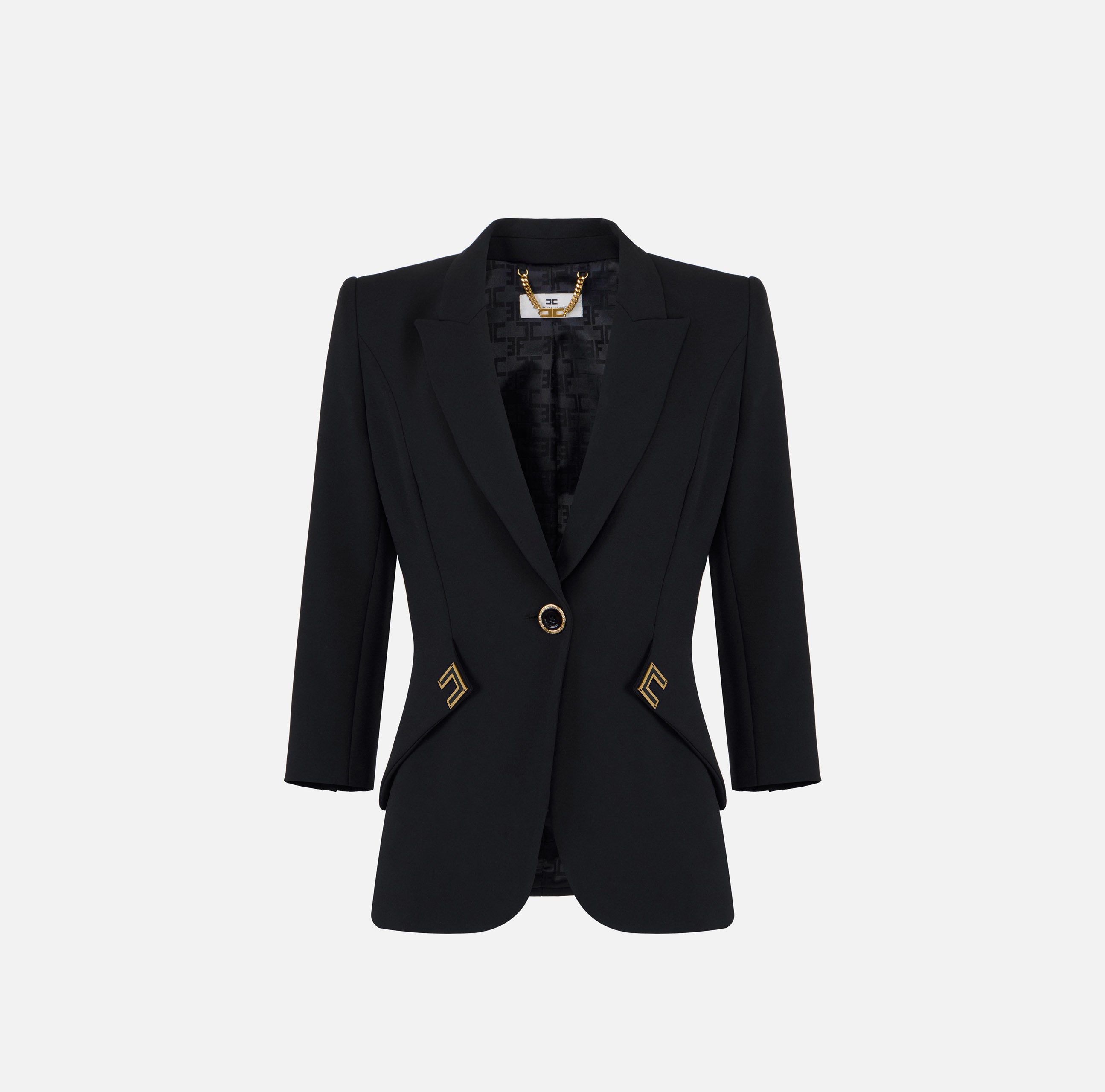 Giacca in doppio crêpe stretch Elisabetta Franchi