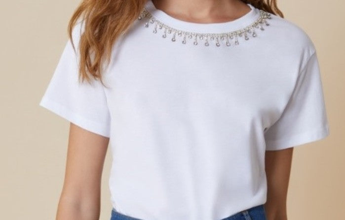 T-shirt pennyblack con strass