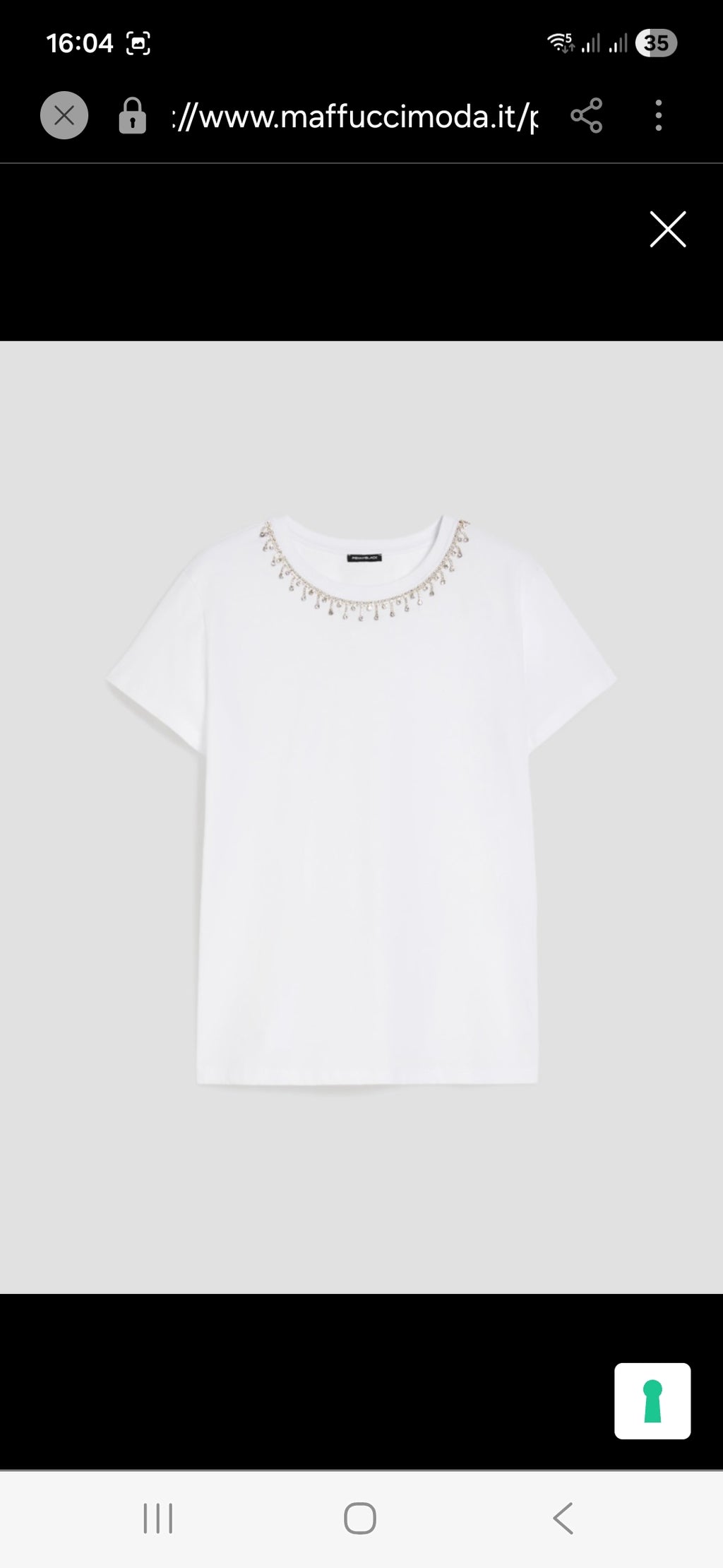 T-shirt pennyblack con strass