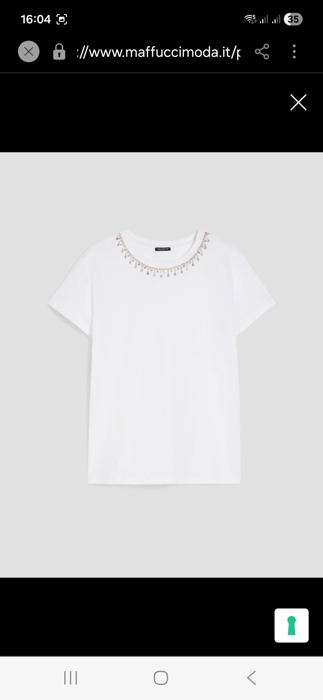 T-shirt pennyblack con strass