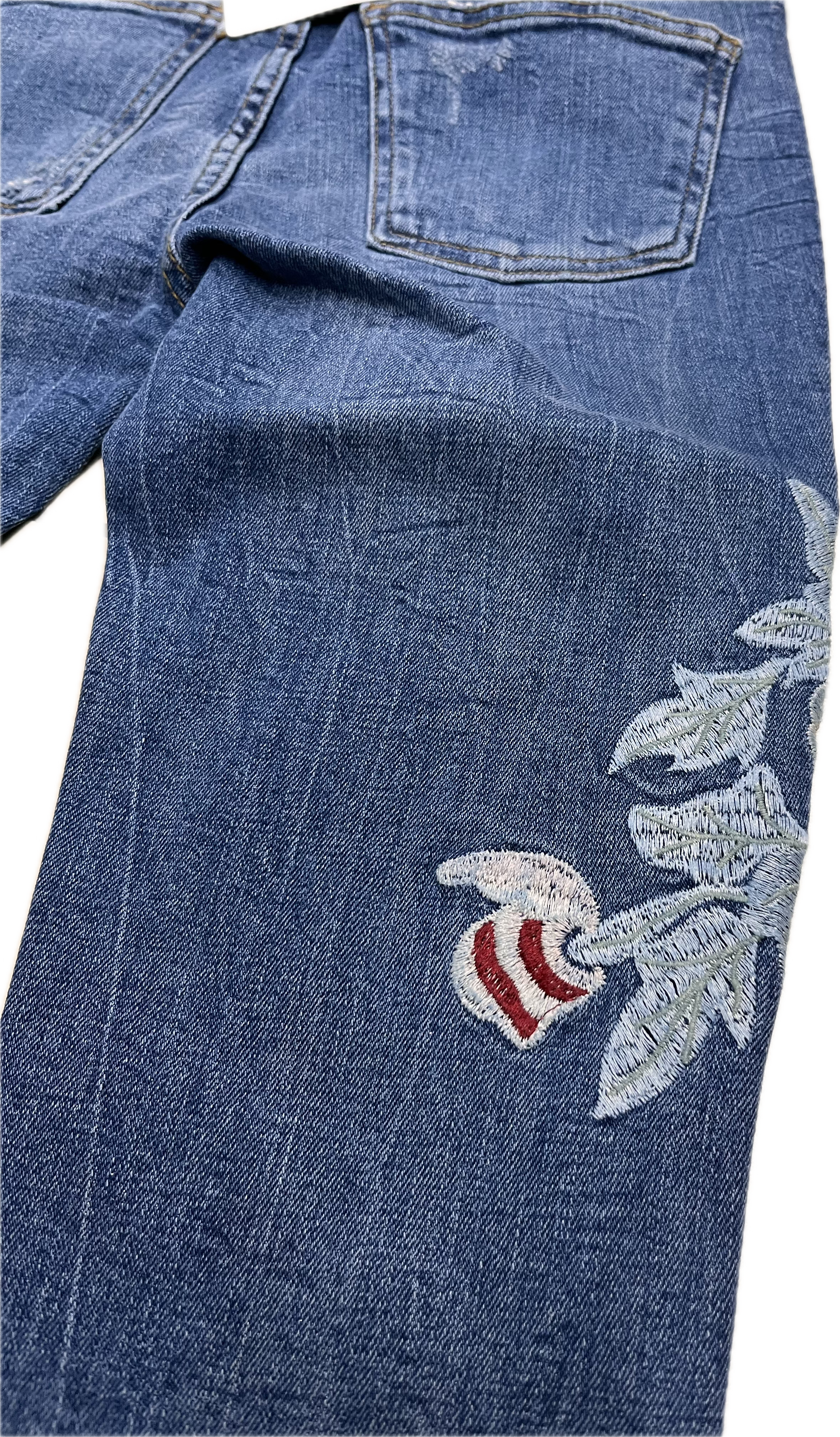 Jeans liujo fiori rosa