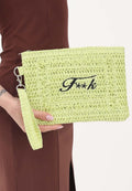 F**K Pochette lime da donna