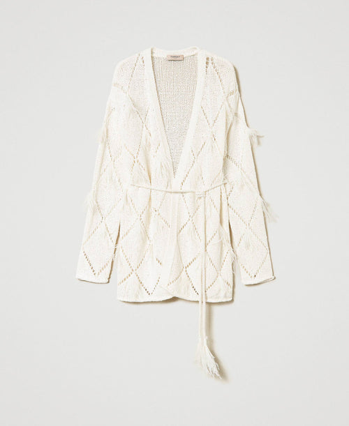 Cardigan piume TWINSET