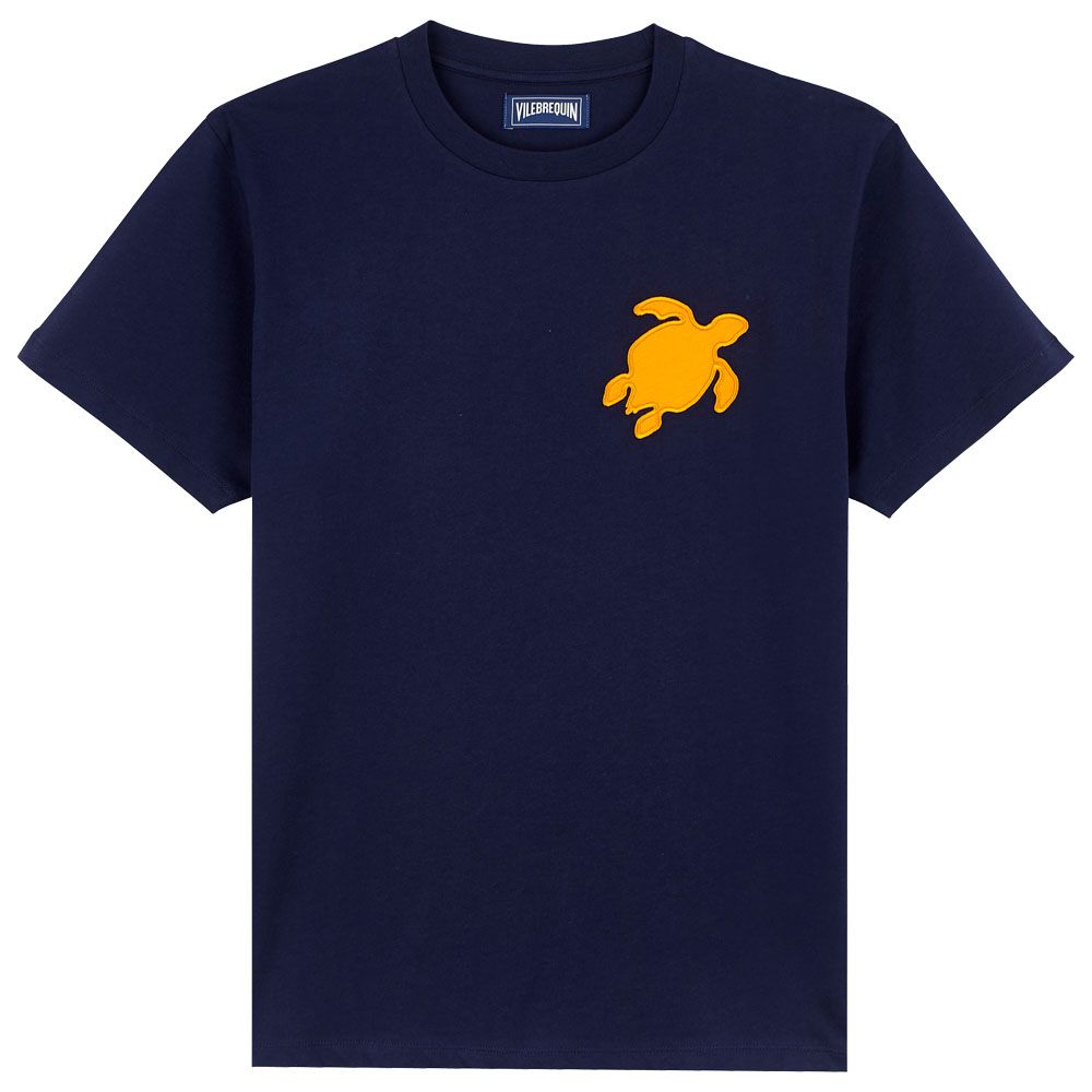 T-Shirt vilebrequin Turtle Patch - Navy