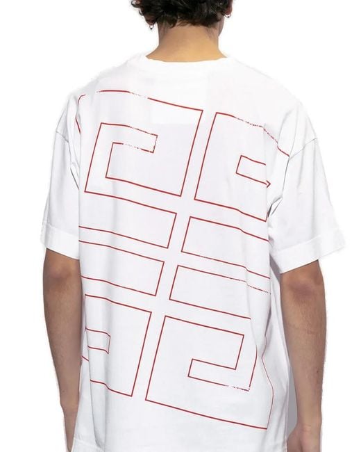 T-shirt Givenchy Star logo white
