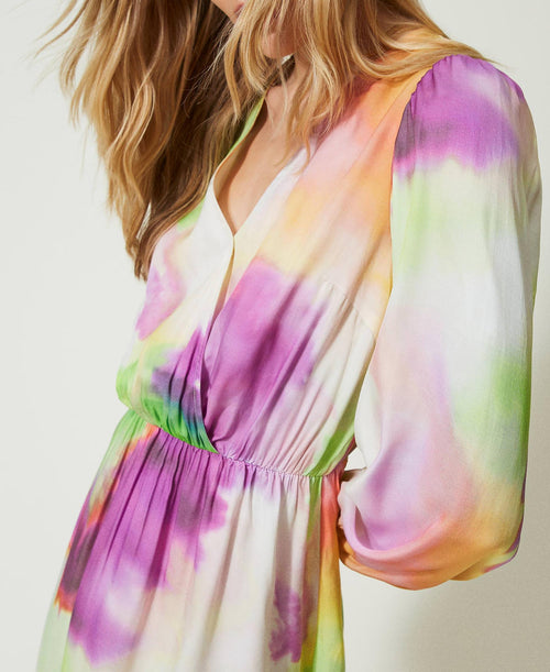 Abito stampa tie-dye Twinset