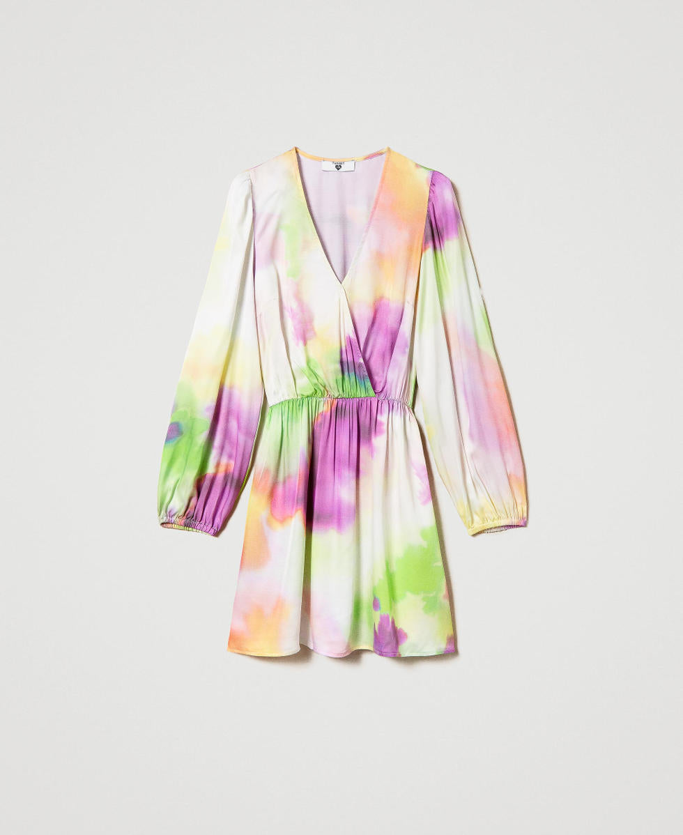 Abito stampa tie-dye Twinset