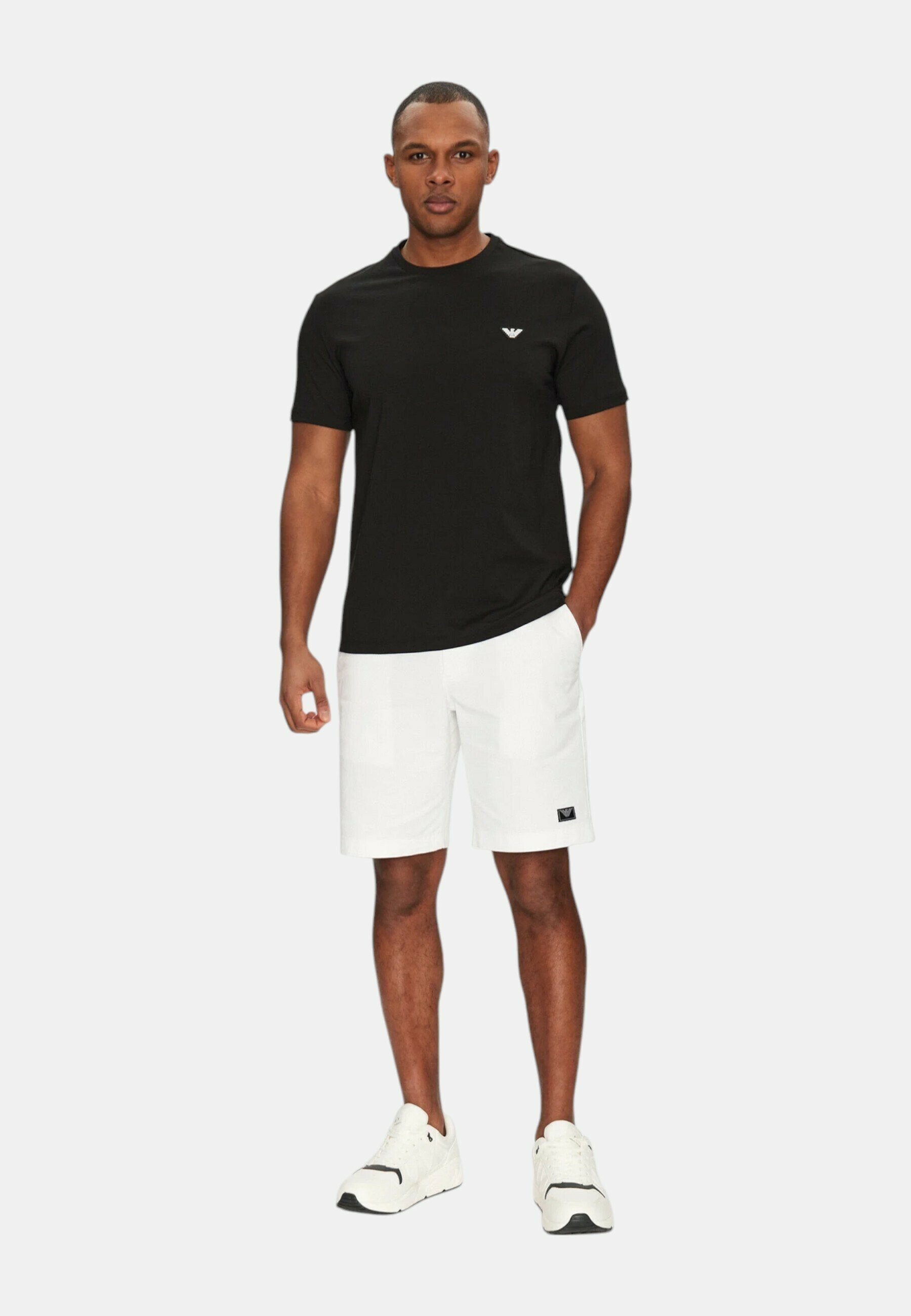 T-shirt basic - nero EA7 Emporio Armani