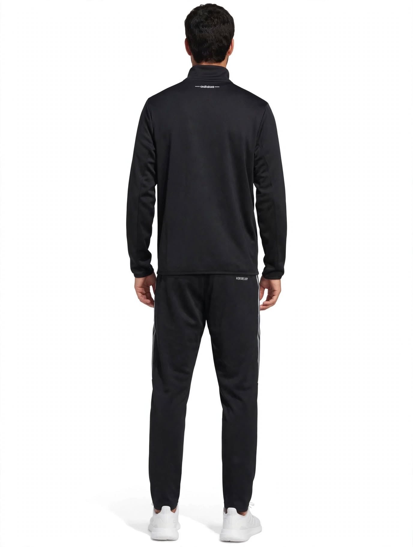 Tuta Uomo Adidas AEROREADY Grigio Antracite - 3 Strisce Bianche 10347