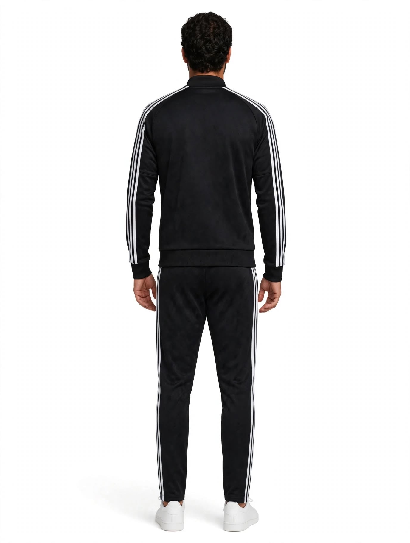 Tuta Uomo Adidas Originals Nera - AEROREADY - 3 Strisce Bianche 1037