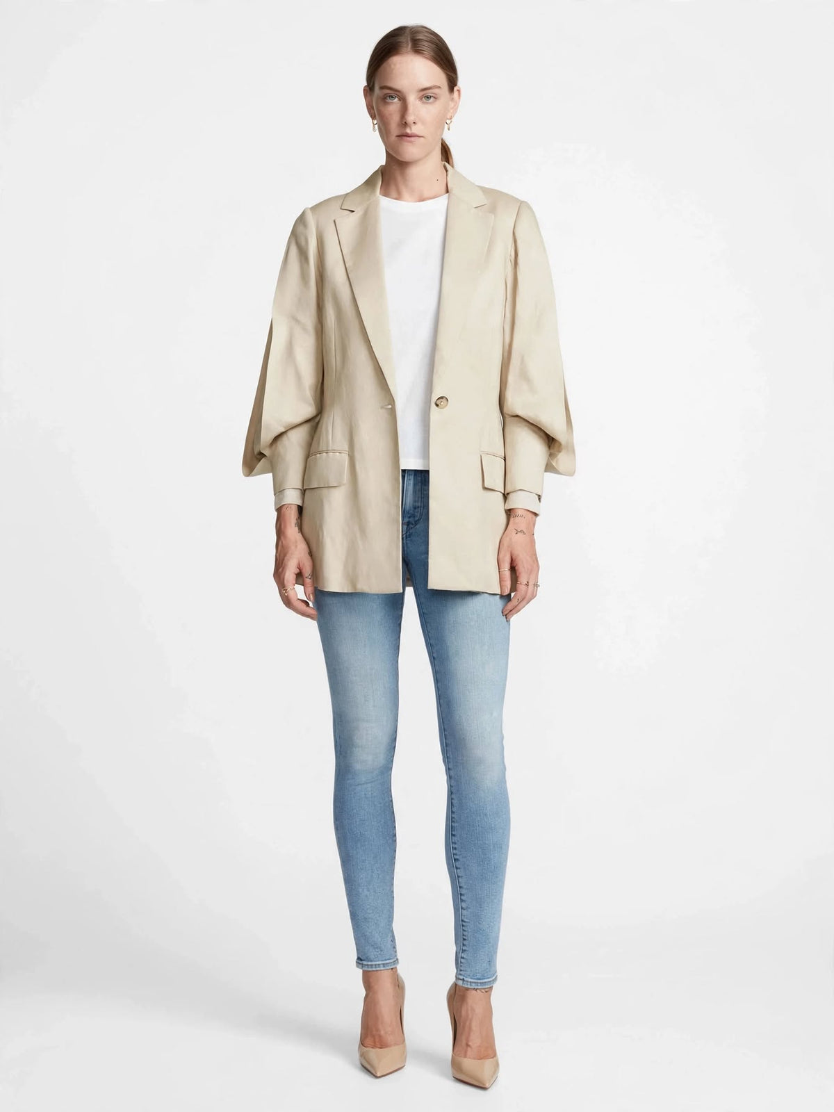 TWINSET Blazer Monopetto Champagne