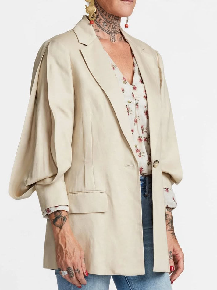 TWINSET Blazer Monopetto Champagne