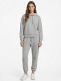 Completo Tuta Donna MC2 SAINT BARTH Grigio Mélange Lourex - Felpa MINDY + Pantalone ODALYS  grigio Mélange Lourex