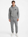 Tuta Uomo MC2 Saint Barth Grigio Mélange - Felpa Tribeca SB Legacy + Pantalone Bolt
