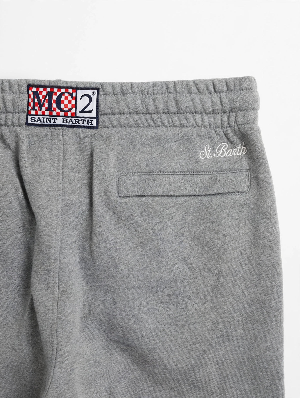 Tuta Uomo MC2 Saint Barth Grigio Mélange - Felpa Tribeca SB Legacy + Pantalone Bolt