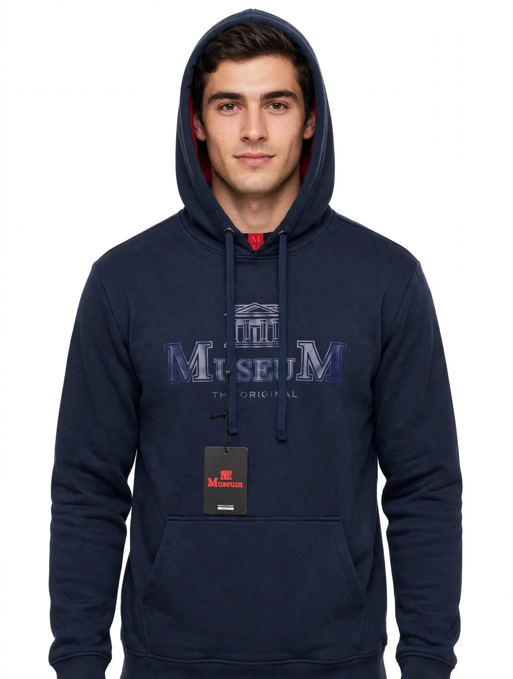 Felpa con Cappuccio Museum The Original - Stampa Nero Lucido