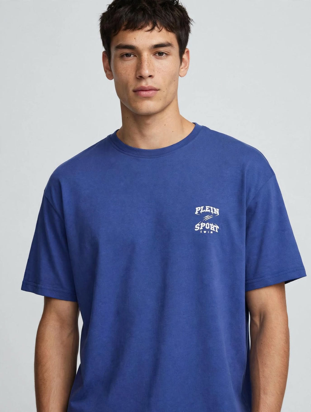 T-Shirt Uomo Plein Sport Swim Logo - Blu Royal