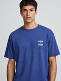 T-Shirt Uomo Plein Sport Swim Logo - Blu Royal