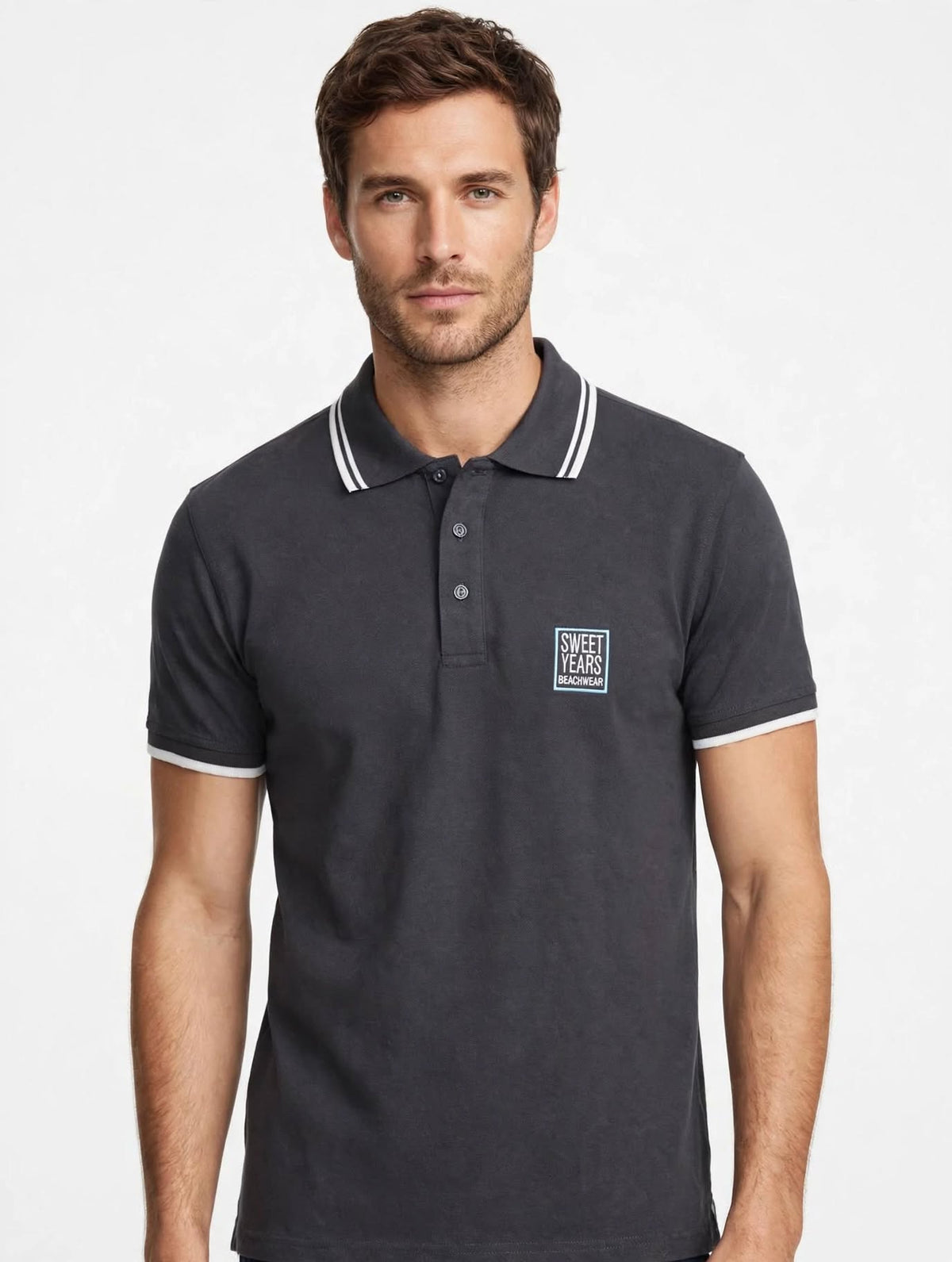 Polo Uomo Sweet Years - Logo Box Beachwear