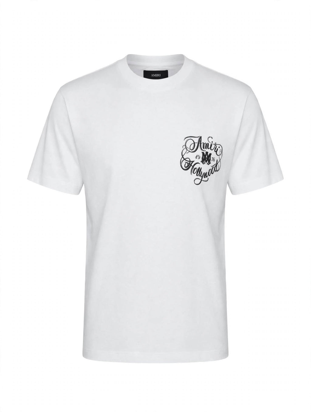 T-Shirt AMIRI Hollywood Tee Bianca/nera