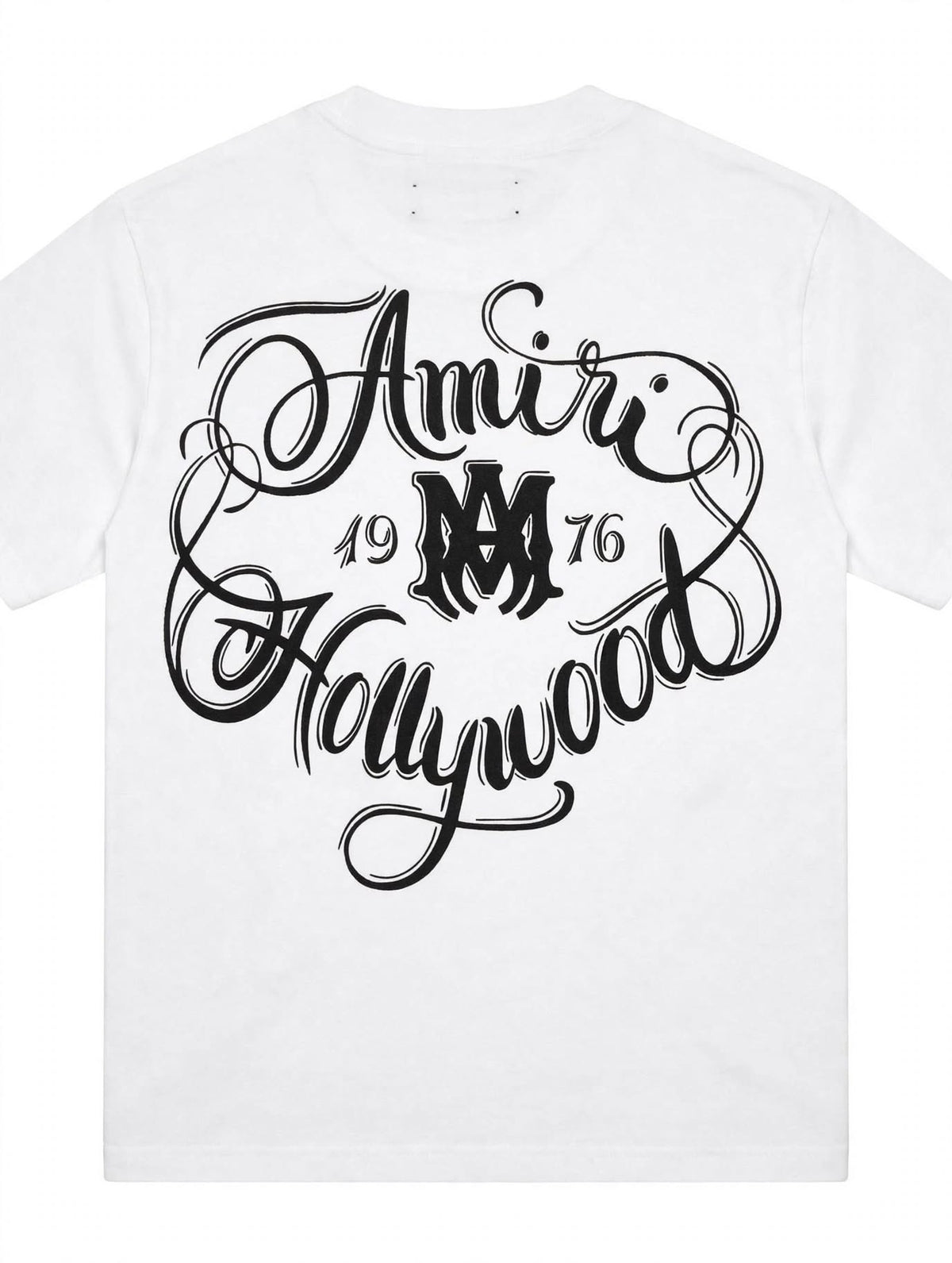 T-Shirt AMIRI Hollywood Tee Bianca/nera