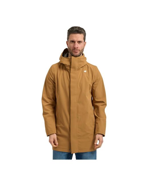 K-Way K5126SW TOMMY BONDED JERSEY V04 - BROWN BISTRE / BEIGE LT 634