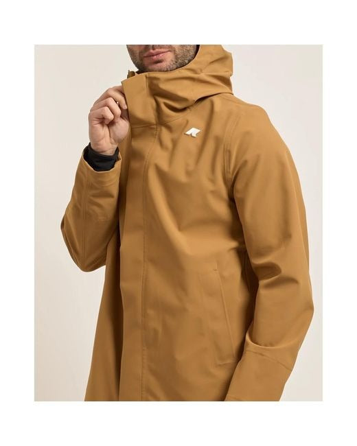 K-Way K5126SW TOMMY BONDED JERSEY V04 - BROWN BISTRE / BEIGE LT 634