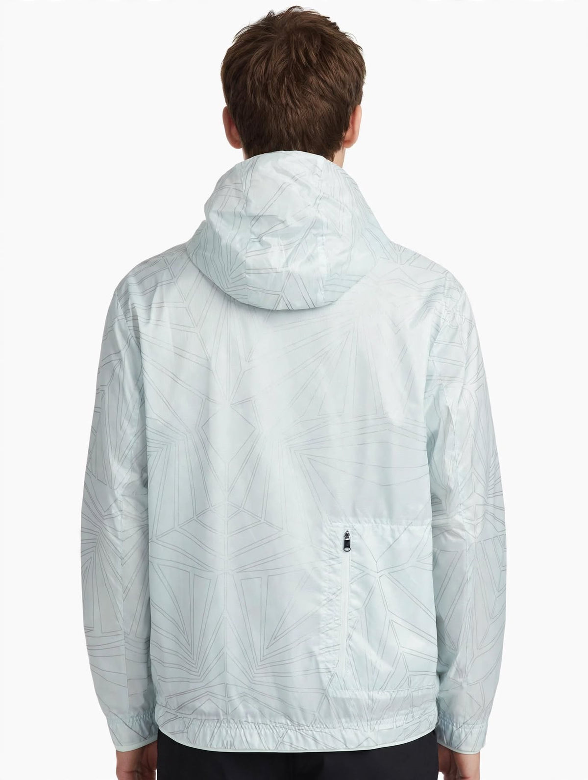 Titolo: EA7 Emporio Armani - Bomber Windbreaker con Cappuccio Ventus 7 - Verde Acqua Ghiaccio