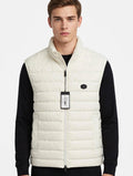 Emporio Armani Smanicato Uomo Piuma Leggero 8N1BQ1 - Bianco Crema 0101