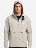 EA7 Emporio Armani Giacca Softshell con Cappuccio Uomo 3RPM23 - Beige 1722