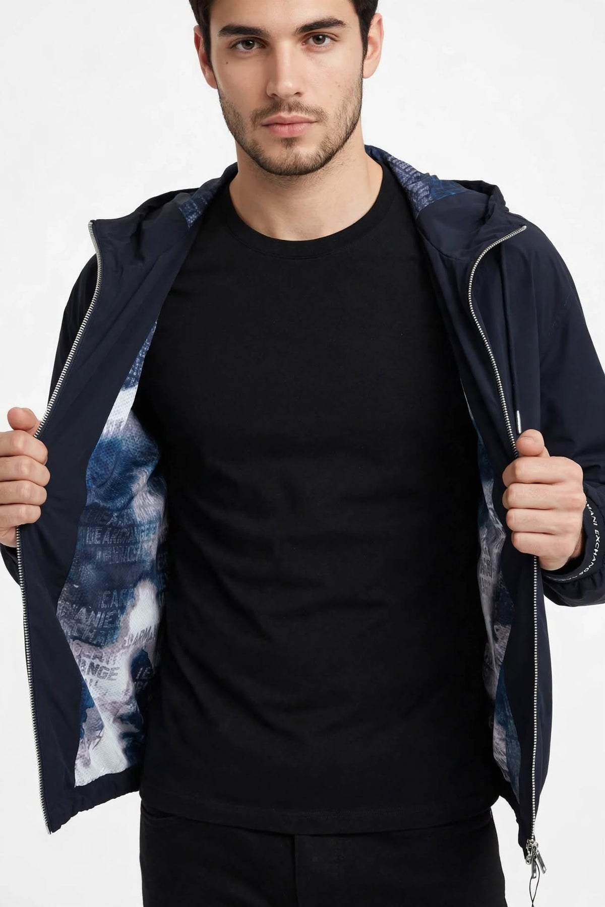 ARMANI EXCHANGE Blouson Jacket con cappuccio