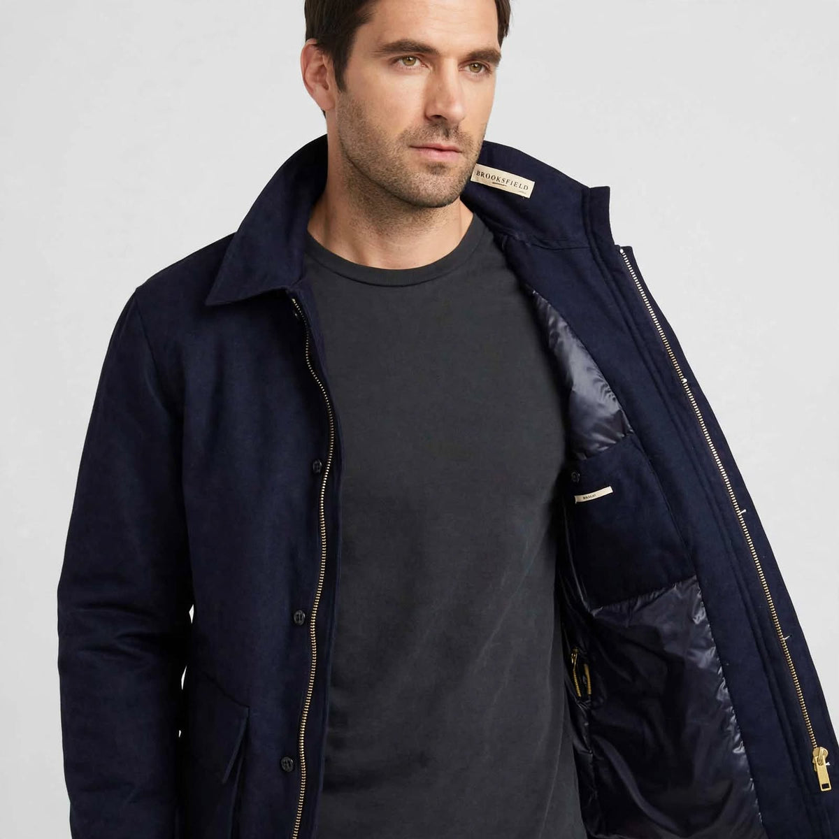 BROOKSFIELD TORINO - Field Jacket Padded Wool Blend Flannel
Mod. 207A.D061 E7