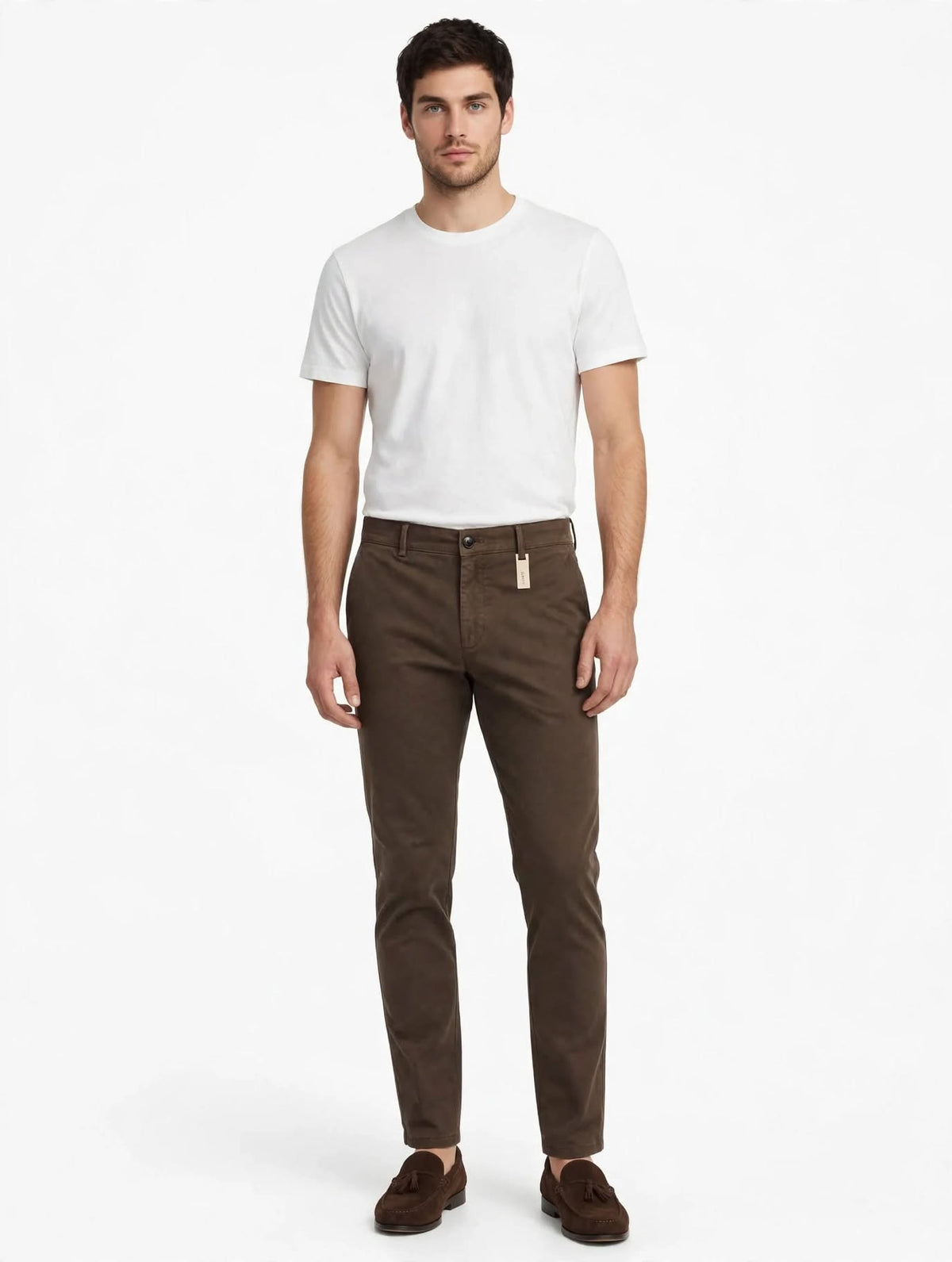 Brooksfield Pantalone Chino Slim Fit Mod. 205A.C048 - Col. 0969 Tronco
