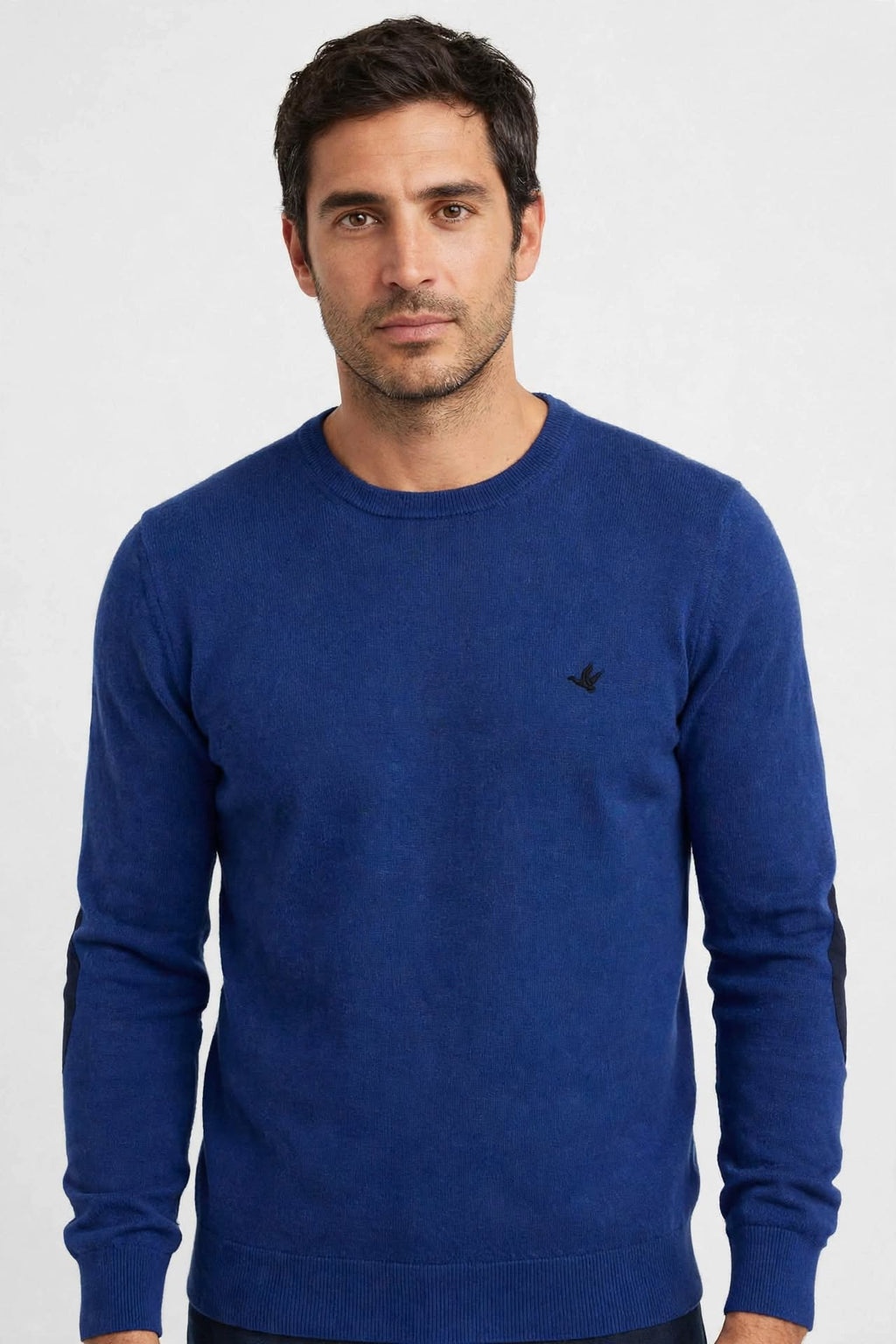 BROOKSFIELD Torino - Maglione Girocollo con Toppe