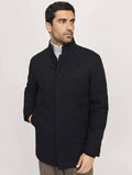 JACK & JONES JJEHARRISON Wool Blend Jacket SN - Cappottino corto uomo - Black