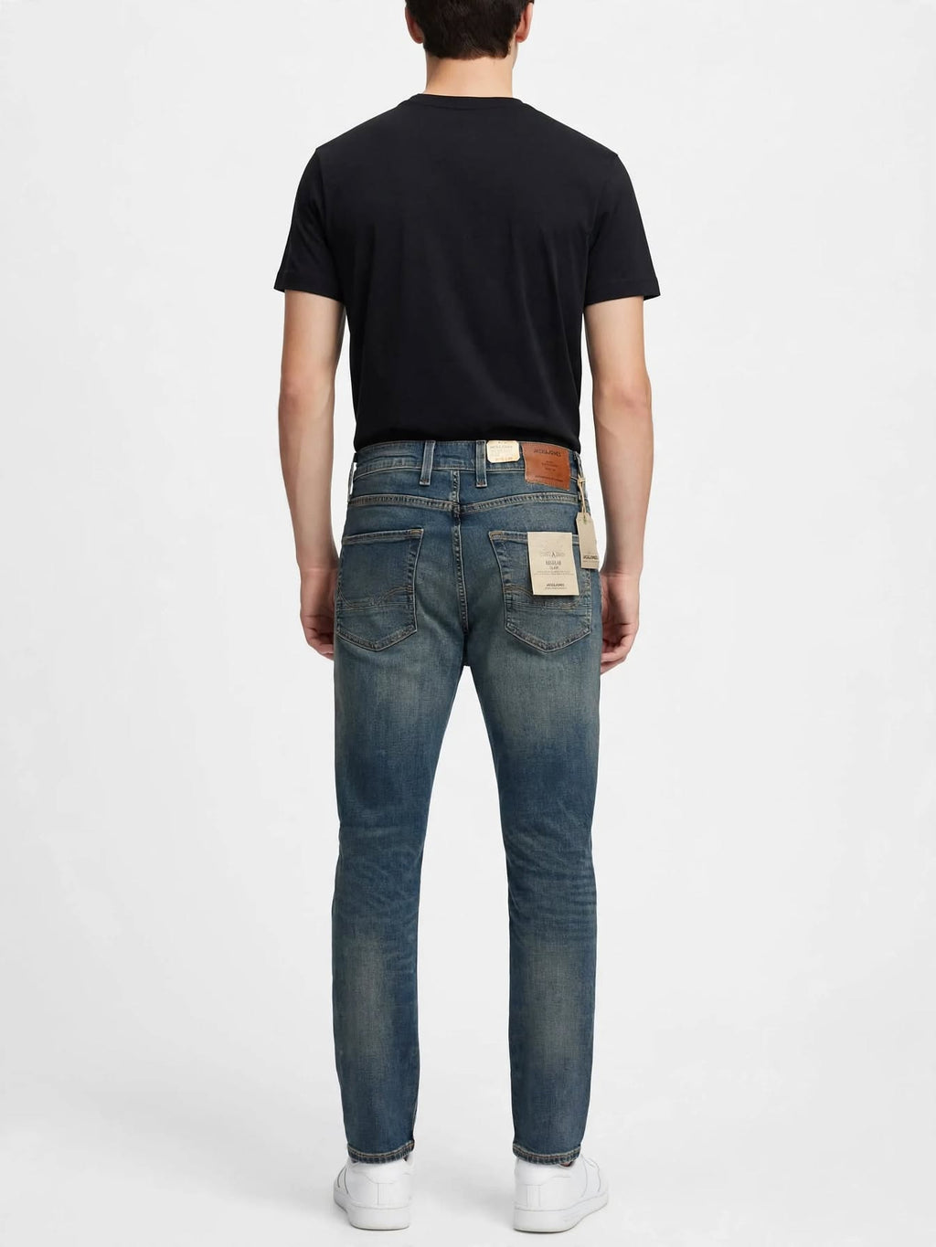 Jack & Jones Jeans Uomo JJICLARK JJVINTAGE CB 169 NOOS - Blue Denim Vintage Lavato