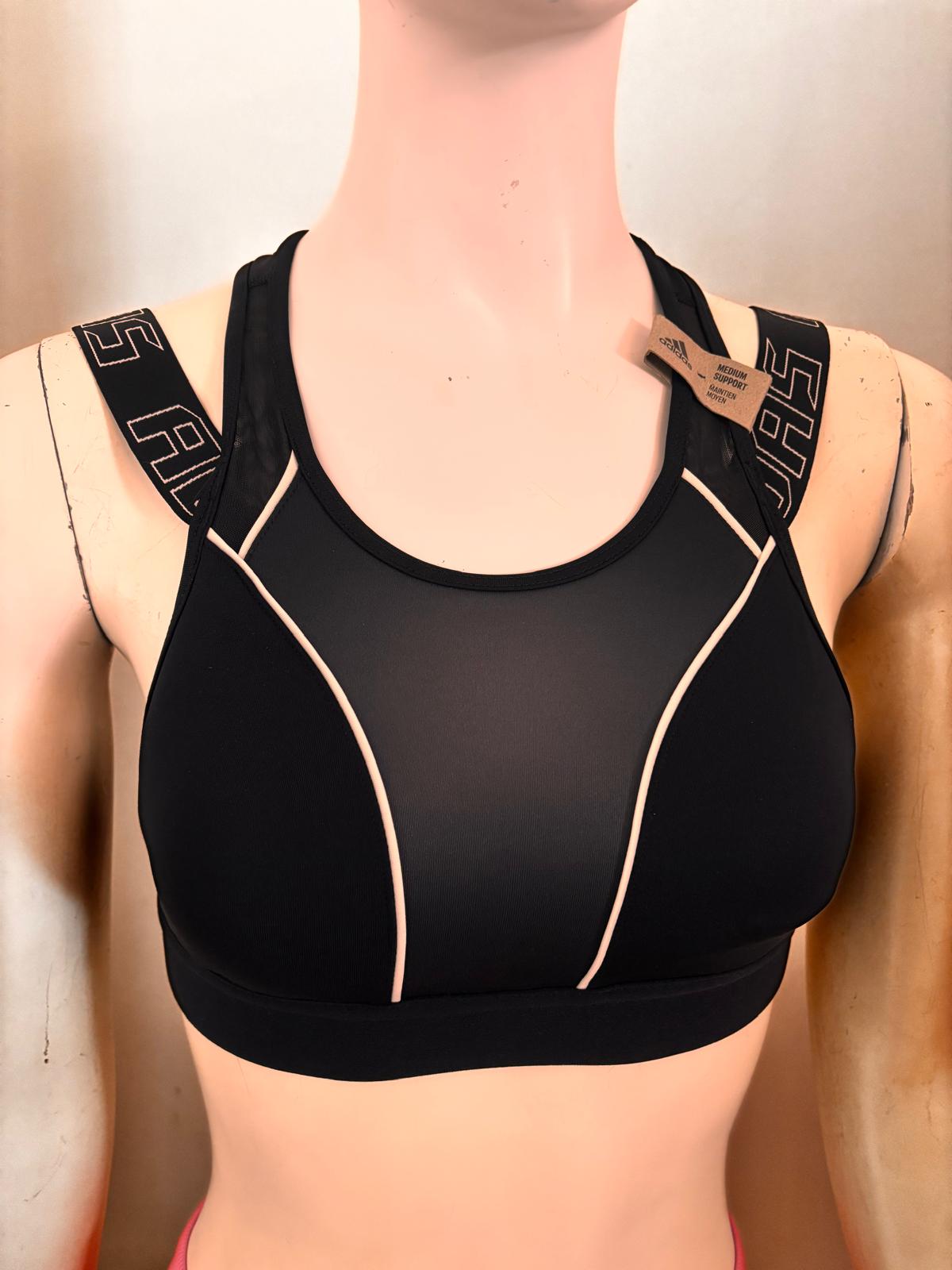 Top Adidas nero e grigio