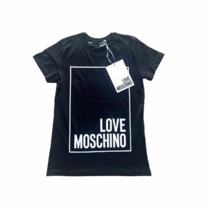 love moschino t shirt con quadrato